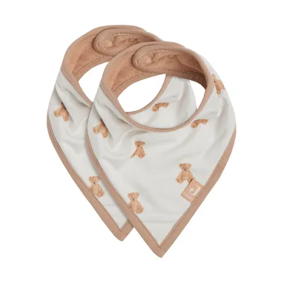 Produktbild von Jollein Bandana Lätzchen Teddy Bear 2 Stück
