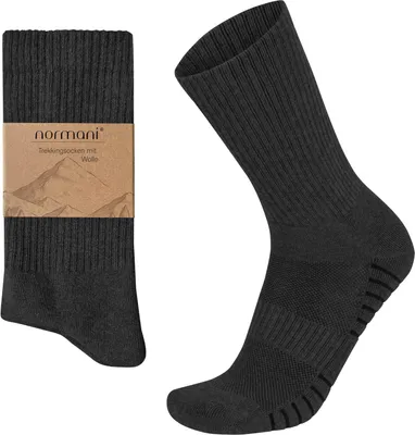 Produktbild von normani 4 Trekkingwollsocken mit Polstersohle und Komfortbund