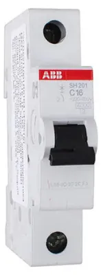 Immagine prodotto di Interruttore automatico C, 1 polo, 16A SH201