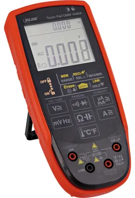 Image de InLine® 43127 Multimètre avec Touch-Pad et écran éclairé, CAT III / CAT IV