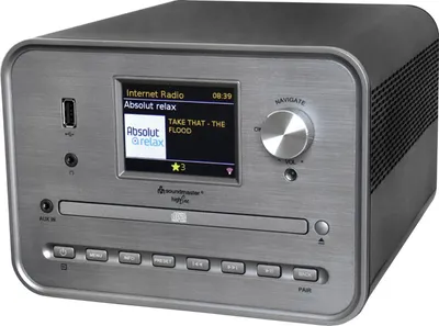 Produktbild von SOUNDMASTER Kompaktanlage ICD1050 schwarz (WLAN-Internet/DAB+/UKW-Radio, CD/MP3, USB, Bluetooth®, APP-Steuerung)