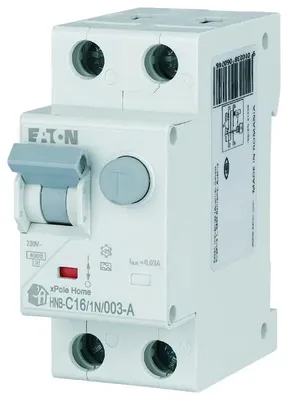 Obrázok produktu pre Diferenciálny istič 2P 16A 0,03A Typ A xPole Home HNB-C16/1N/003-A 195139