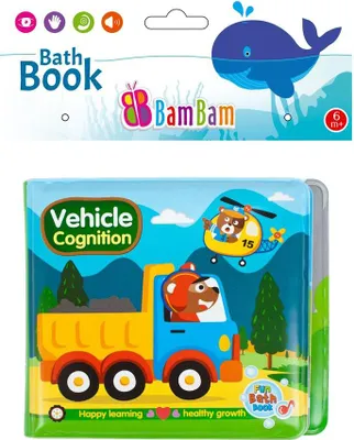 Zdjęcie produktu dla Książeczka do kąpieli Pojazdy Bam Bam 432481