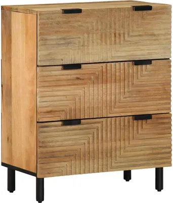 Obrázok produktu pre Príborník hnedý 60x33x75 cm z masívneho mangového dreva