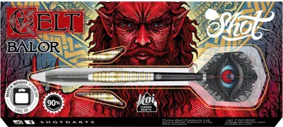 Produktbild von Shot! Celt Balor 90% Steeldarts 23g
