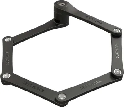 Zdjęcie produktu dla Seatylock Foldylock Składana blokada srebrna 100 cm Srebrna 100 cm