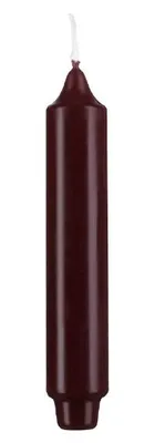 Produktbild von Stabkerzen mit Zapfenfuß Bordeaux 250 x Ø 30 mm, 12 Stück