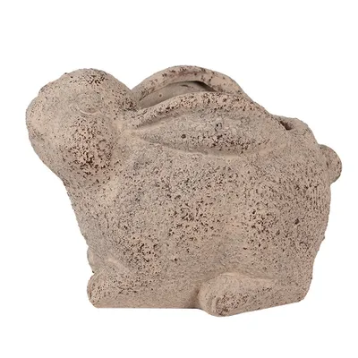 Produktbild von Clayre & Eef Blumentopf Kaninchen 17x12x12 cm Beige Keramik