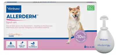 Produktbild von VIRBAC Allerderm Spot On - Präparat für Hunde - 6x4ml