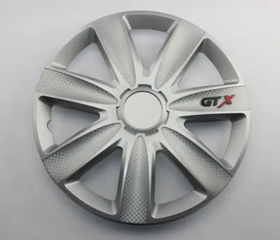 Produktbild von SET Radkappen Radzierblenden 4er Satz 13 GTX Carbon silver