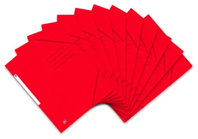 Produktbild von Oxford Eckspannermappe A4, aus Karton, rot, 10 Stück, 400116308