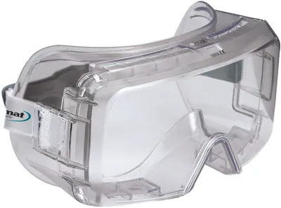 Produktbild von Vollsichtbrille Polycarbonat kratzfest Antibeschlag EN 166 optische Klasse 1, über Korrektionsbrille tragbar