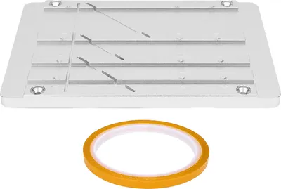 Immagine prodotto di Kit blocco giunto, adatto per Revoxsonido, regolabile, 1 pollice, 1/2 pollice, 1/4 pollice, 1/8 pollice, 10 pollici, bobina aperta, giallo