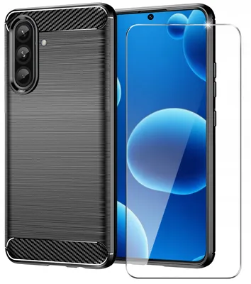 Immagine prodotto di Etui do Samsung A36 5G Pancerne Carbon CASE + Szkło OCHRONNE 9H