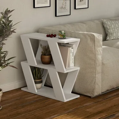 Produktbild von Skye Decor, Lazena- Lazena DTE, Weiß, Couchtische, 57x60x22 cm, 100% Melaminbeschichtete Partikelplatte