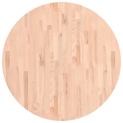 Image de vidaXL Plateau de table Ø90x1,5 cm Rond en bois massif de hêtre