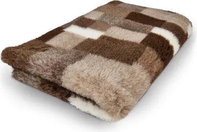 Produktbild von Vet Bed Hundedecke Patchwork taupe
