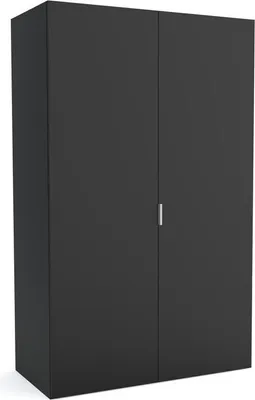 Image de FURNLUX Tapis de vestiaire A Noir 140cm / Couleur principale : Noir / Dimensions : 140 x 60 x 205 cm