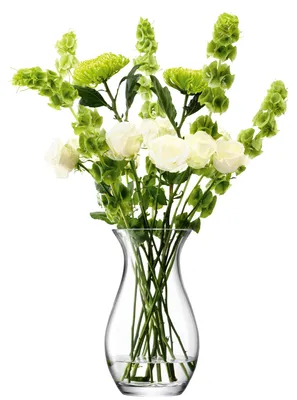Produktbild von LSA | Vase FLOWER, klar, H32cm