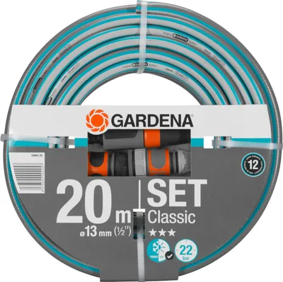 Obrázok produktu pre Gardena 18004-20, 20 m, Šedá, Oranžová, Iba hadice, PVC, 22 bar, 1,3 cm