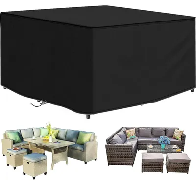 Obrázok produktu pre Ochranný obal na záhradný nábytok, vodotesný, 250x250x90 cm, 420D Oxford, obdĺžnikový