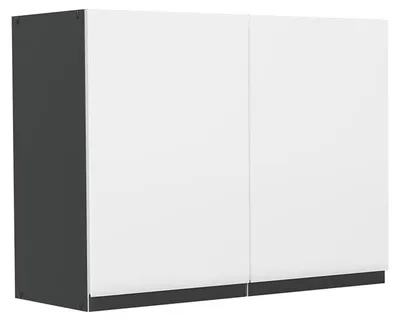 Produktbild von Küchenglasschrank Vicco R-Line Weiß/Anthrazit 80 cm, Model 71464