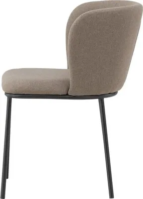 Image de Edina chaise de salle à manger marron.