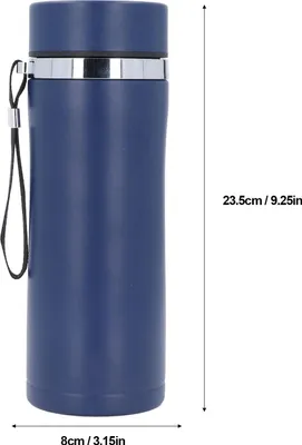 Zdjęcie produktu dla 700 ml pojemnik na insulinę Kubek podróżny Przenośna lodówka na leki o niskiej temperaturze do przechowywania hormonów wzrostu Ciemnoniebieski