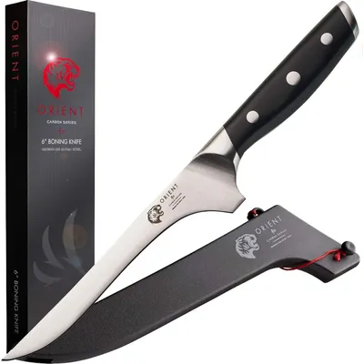 Produktbild von Ausbeinmesser Orient, Origin Series, aus deutschem Edelstahl X50 Ultra+, schwarz