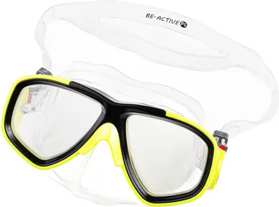 Zdjęcie produktu dla Okulary do pływania maska do wody dla dzieci młodzieży system AntiFog żółty