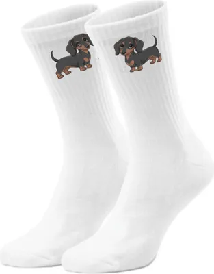 Produktbild von epicsocks Dackel Dreams Herzblick Socken in 37-41 im Paar