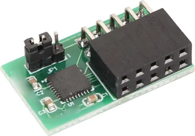 Zdjęcie produktu dla Moduł TPM 2.0 Interfejs SPI Pionowy Stabilny Wysoki Bezpieczeństwo 9670 Chipset 10-pinowy Moduł SPI dla SuperMicro AOM TPM 9670V S