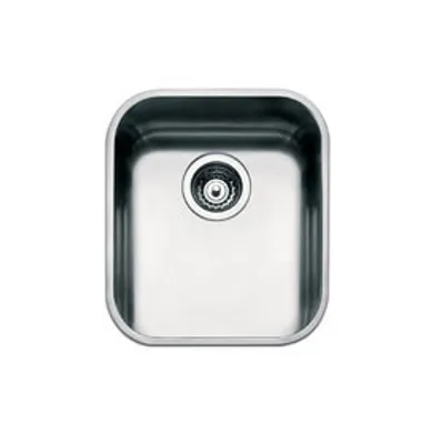 Zdjęcie produktu dla Smeg UM40, Montaż zlewu od dołu, Prostokątny, Stal nierdzewna, Stal nierdzewna, 1 mis(y), 400 x 340 mm