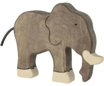 Produktbild von Holztiger Holz Elefant Spielfigur handgefertigt nachhaltig