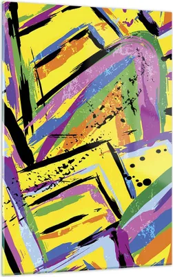 Produktbild von Bilder auf glas - Einteilig - Abstraktion modern - 50x70cm - Glasbilder - Wandbilder - Bilder - zum Aufhängen bereit - Wanddekoration aus Glas - Glas Bilder - Wandbild auf Glas - GPA50x70-4111