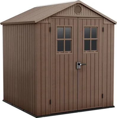 Immagine prodotto di Casetta Da Giardino Darwin In Evotech+ Marrone - cm.190x183x221h