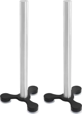 Produktbild von com-four® 2x Küchenrollenhalter stehend mit Saugnapf Standfuß