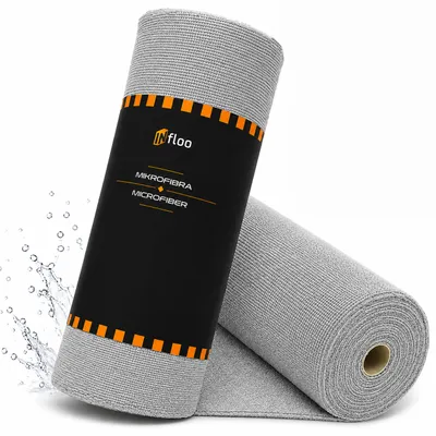 Produktbild von Mikrofasertücher Rolle 30x30 cm 30 Stück Reinigungstücher Auto Haushalt