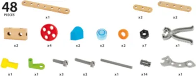 Produktbild von BRIO Builder Box 48tlg.; 34586