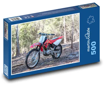 Obrázek produktu pro Puzzle 500 Terénní červená motorka - martinpuzzle