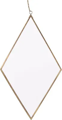 Immagine prodotto di QUVIO Specchio a forma di diamante stretto - oro