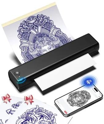 Produktbild von Phomemo M08F Tattoo Drucker Schablone Drucker Thermodrucker Tattoo