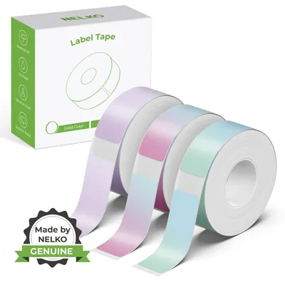 Produktbild von NELKO Original P21 Etikettenband-Ersatz, adaptiertes Etikettendruckpapier