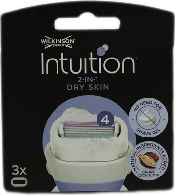 Produktbild von Wilkinson Razors Wilkinson Intuition Blades Dry Haut - 3 Blades
