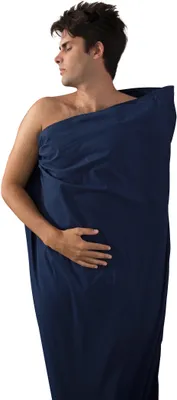 Produktbild von Sea to Summit Premium Baumwolle Travel Liner Barva: navy / Klettverschluss: Lang