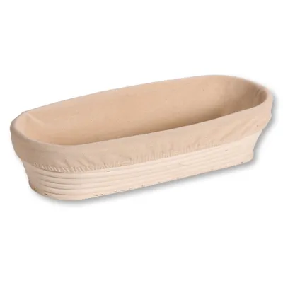Produktbild von Backzubehör, Brotbackkorb zum Gehenlassen von Teig KESPER Gärkörbchen, oval 35 x 15 x 8 cm 19633