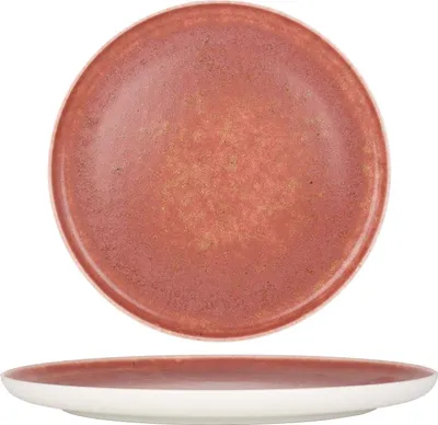 Obrázek produktu pro Talíř Rinart - růžový - porcelán - 28 cm