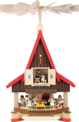 Produktbild von 2-stöckiges Adventshaus Engelbäckerei (53cm) von Richard Glässer
