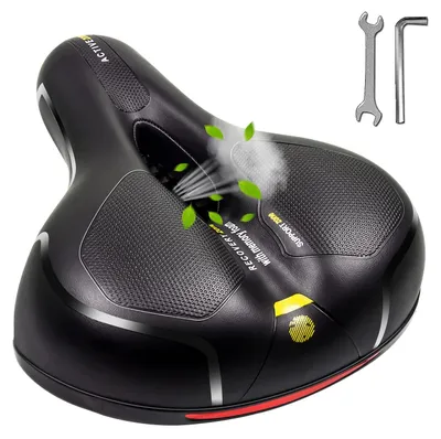 Obrázek produktu pro Pohodlné sedlo na kolo pro muže i ženy, voděodolné a ergonomické
