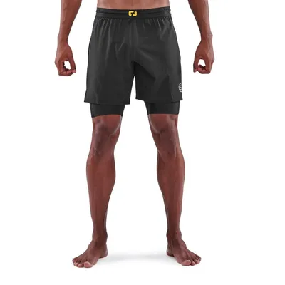 Imagen del producto de Pantalones cortos Skins Series-3, color negro, talla L para hombre